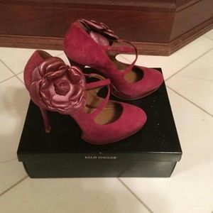 Kelsi Dagger Burgundy / Bordo Rhoda Pumps